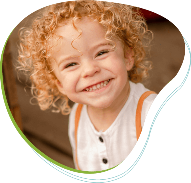 Portrait of a lovely happy preschool-aged boy